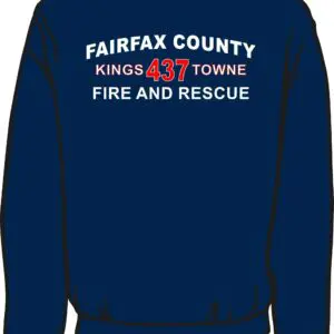 Fire and Rescue sweatshirt with printed text.