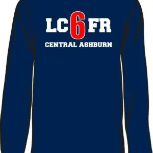 Blue shirt with "LC 6 FR" text.
