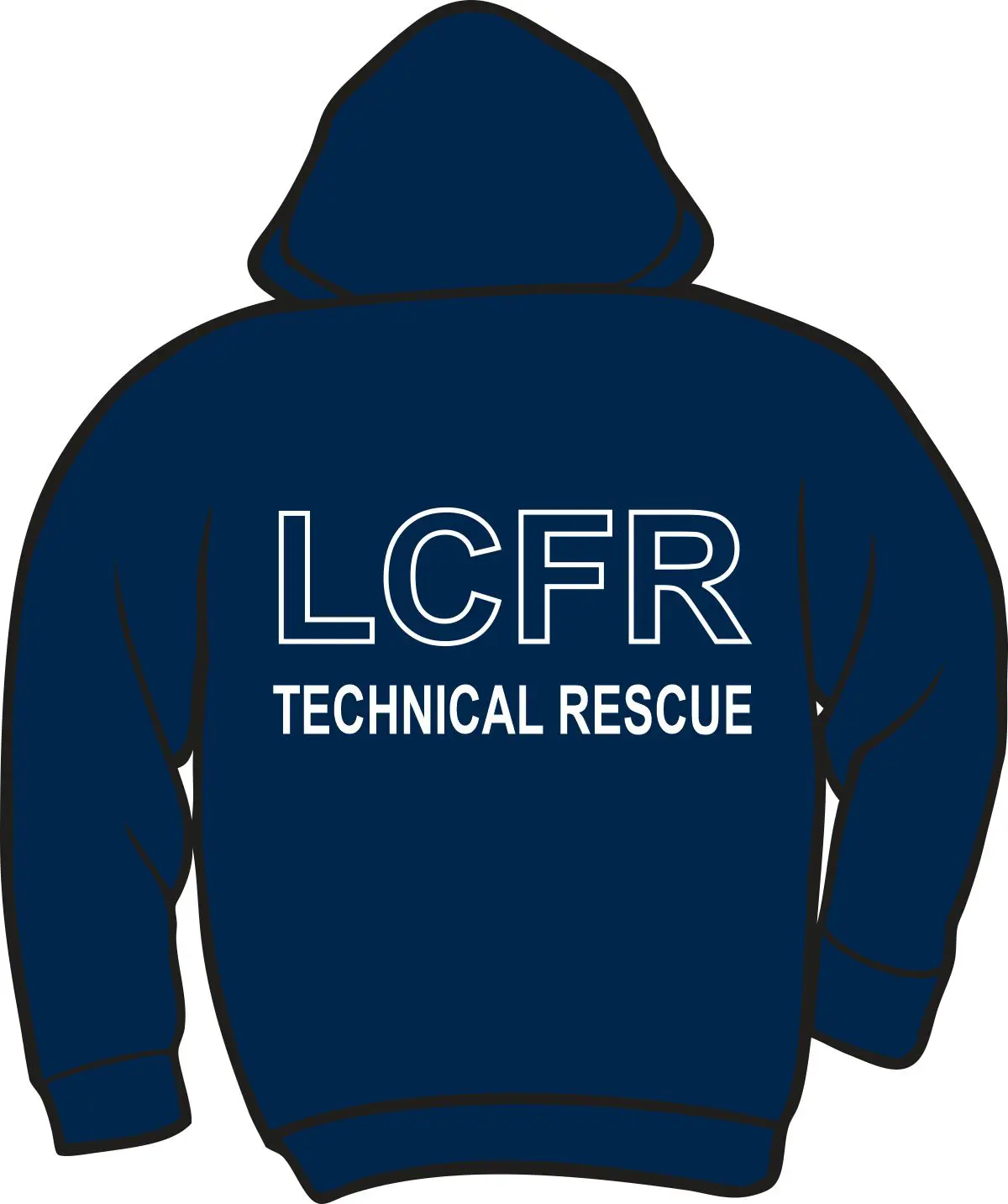 Loudoun County Tech Rescue Heavyweight Hoodie - Image 2