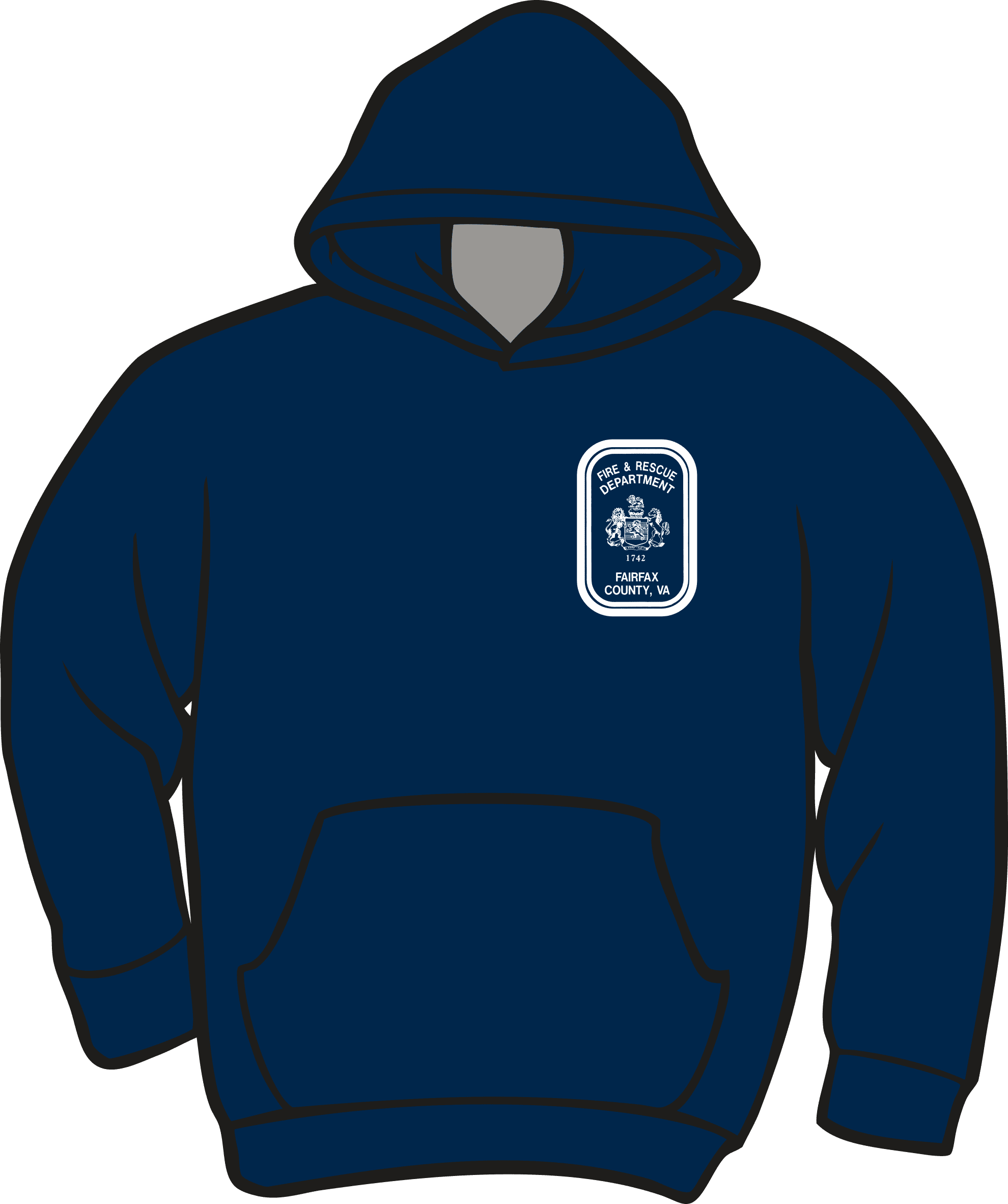 FS419 American Flag Lightweight Hoodie - Image 2