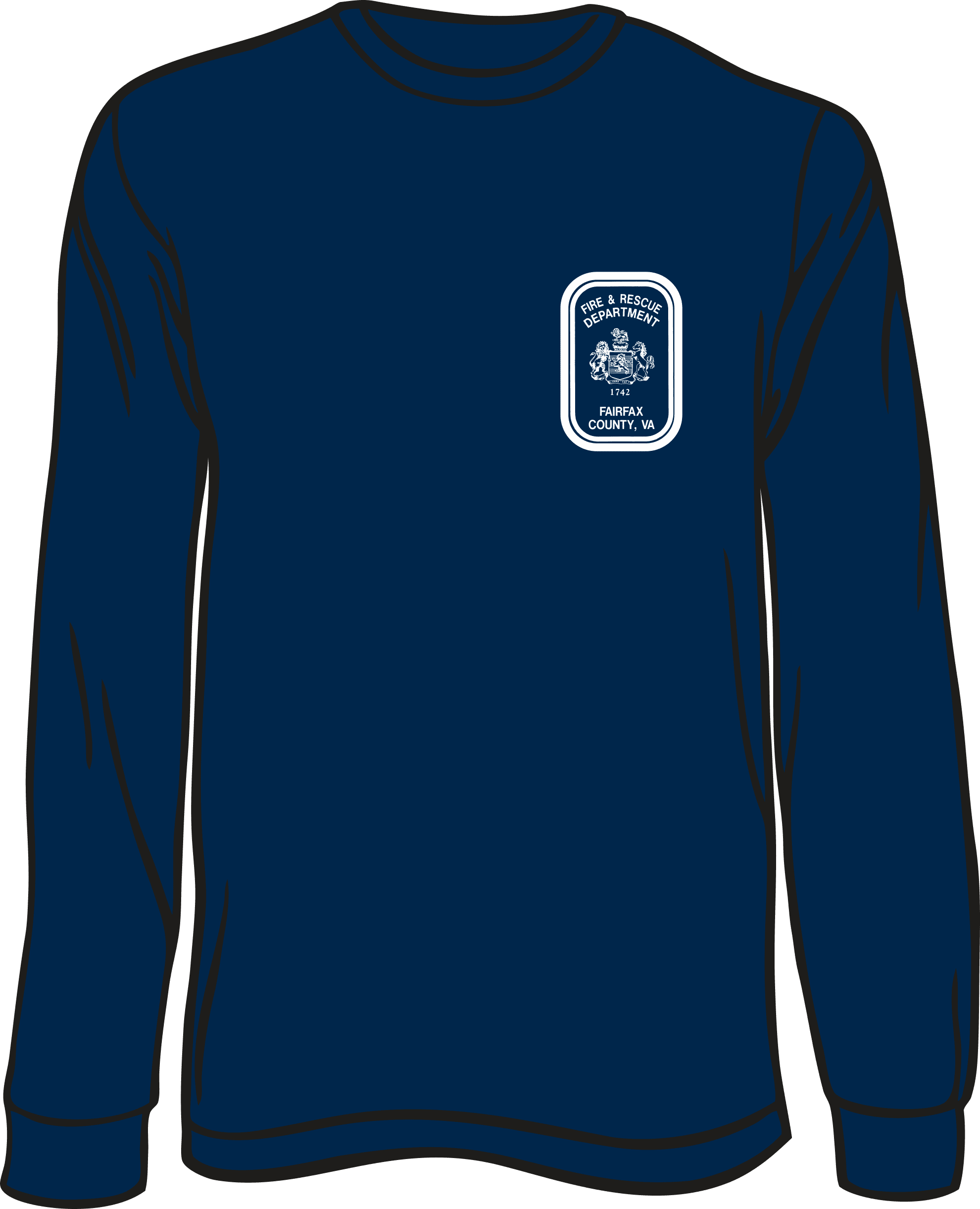 FS419 American Flag Long-Sleeve T-shirt - Image 2