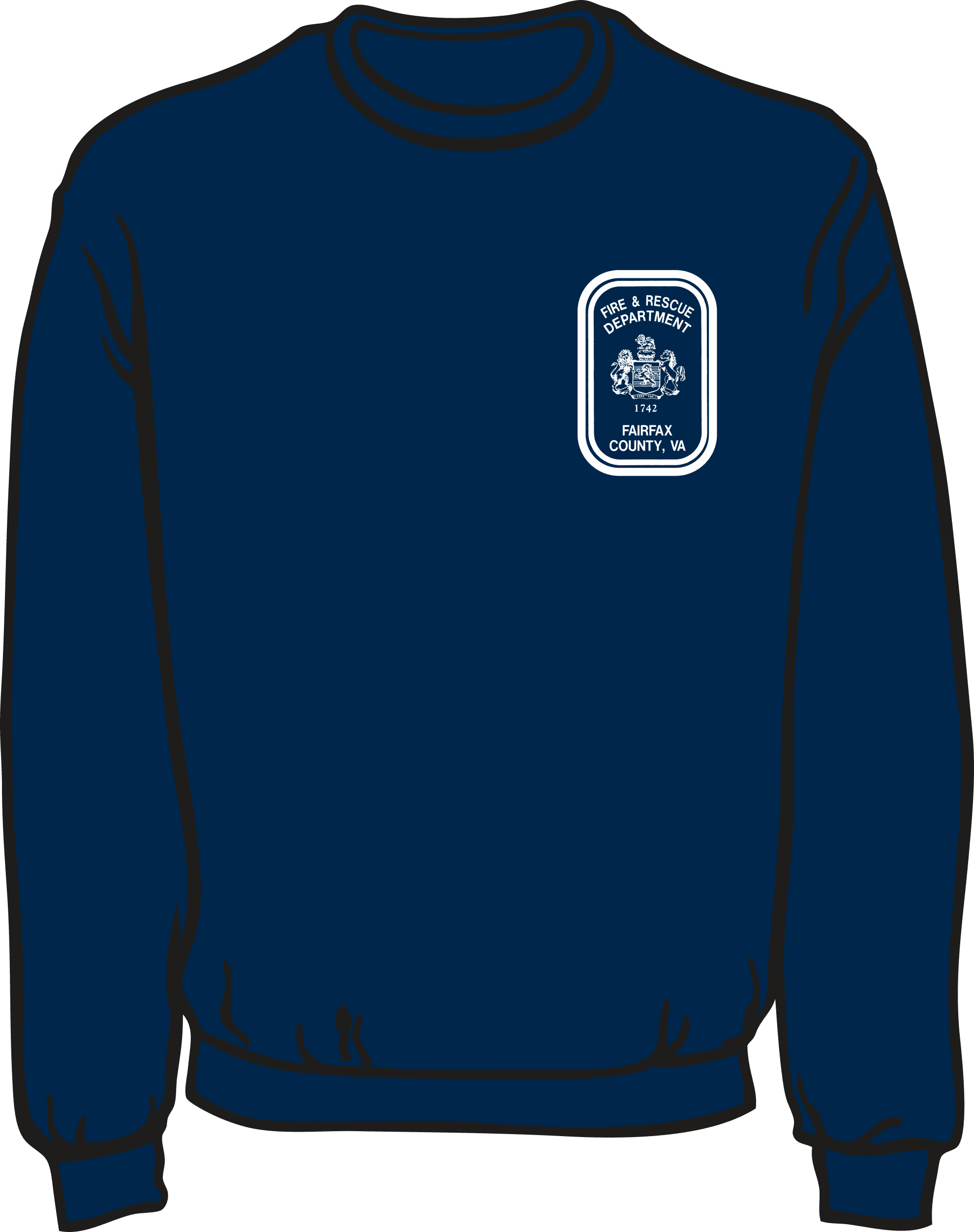 FS419 American Flag Lightweight Sweatshirt - Image 2